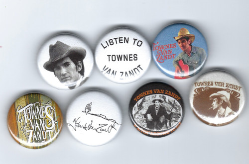 Townes van zandt - 1", pinback
